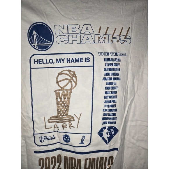 Nike Men's Golden State Warriors '22 Champs Tshirt Small NWOT - Picture 5 of 6